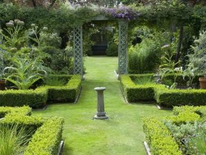 A formal English garden which would have suited my backyard but changed the entire feeling of the space.